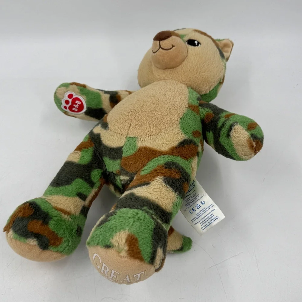 Build A Bear Workshop Camouflage Stuffed Animal 16